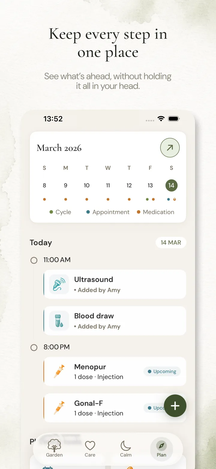 Anviah Calendar screen